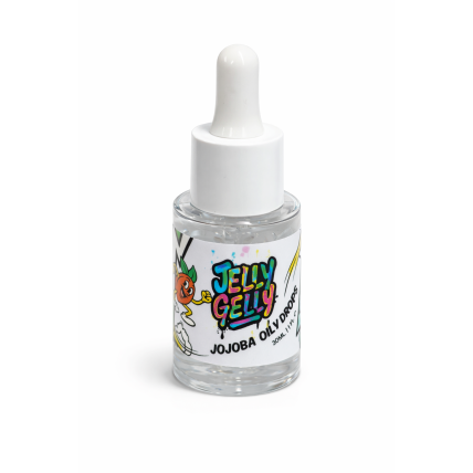 Jelly Gelly maitinamasis Jojoba Oily Drops 30 ml odelių aliejus su simondsijų (jojoba) aliejumi Jelly Gelly maitinamasis Jojoba Oily Drops 30 ml odelių aliejus su simondsijų (jojoba) aliejumi