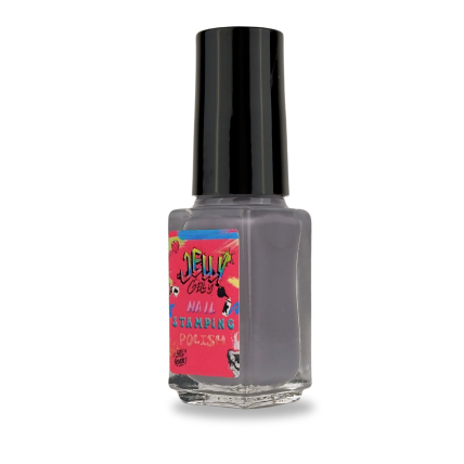 Jelly Gelly Nail štampavimo lakas Grey 5 ml Jelly Gelly Nail štampavimo lakas Grey 5 ml