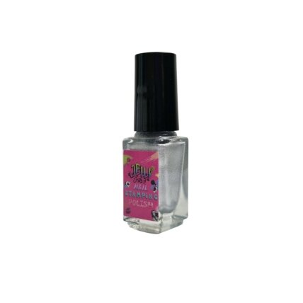 Jelly Gelly Nail štampavimo lakas Silver 5 ml