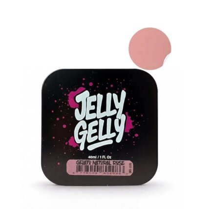 Jelly Gelly Natural Rose gel Gelato, 40ml – stovintis gelis (TPO/HEMA FREE)