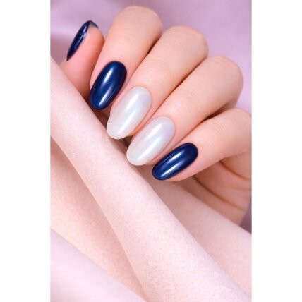 Jelly Gelly Top Coat Blue Pearl (No Wipe), 12ml Be HEMA/TPO – melsvas perlamutrinis viršutinis sluoksnis 1 Jelly Gelly Top Coat Blue Pearl (No Wipe), 12ml Be HEMA/TPO – melsvas perlamutrinis viršutinis sluoksnis 1