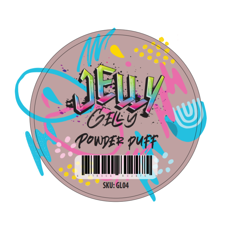 Jelly Gelly Powder Puff gel Gelato, 40ml – stovintis gelis (TPO/HEMA FREE)