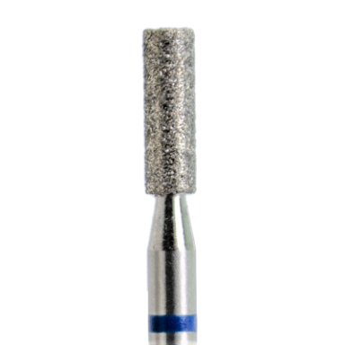KMIZ deimantinis antgalis „Cilindras“ – mėlynas, 2,5 mm