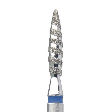 KMIZ deimantinis antgalis „Liepsnelė“ (tornado) – mėlynas, 2,1 mm