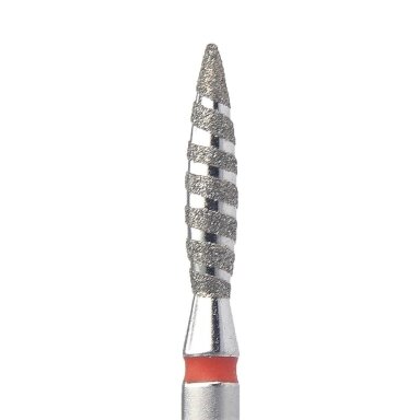 KMIZ deimantinis antgalis „Liepsnelė“ (tornado) – raudonas, 2,1 mm