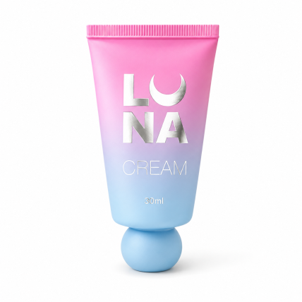 LUNAMOON STRAWBERRY DESSERT drėkinamasis rankų kremas su blizgučiais, 30 ml LUNAMOON STRAWBERRY DESSERT drėkinamasis rankų kremas su blizgučiais, 30 ml