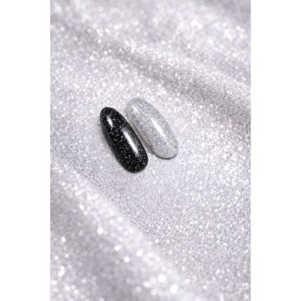 Jelly Gelly Top Coat Sparkle Touch – blizgus viršutinis sluoksnis, 12ml 2