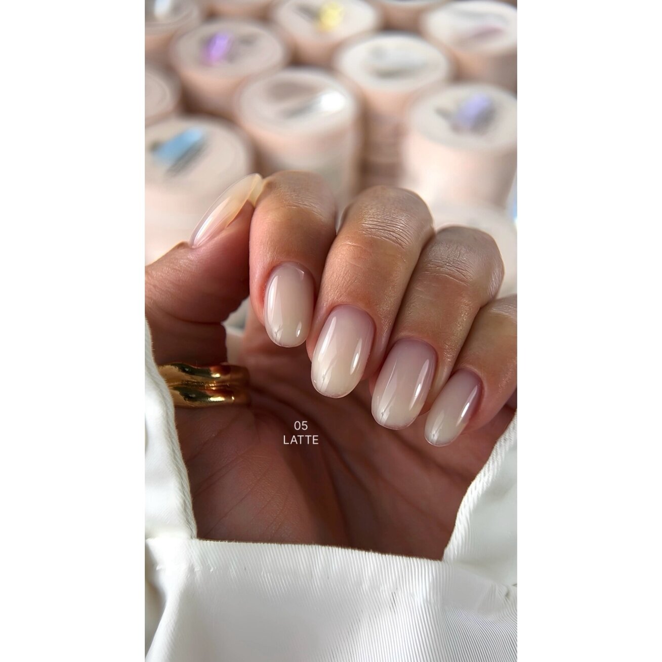 Modeliavimo gelis Exel Gel 05 Latte, 15ml 1 Modeliavimo gelis Exel Gel 05 Latte, 15ml 1