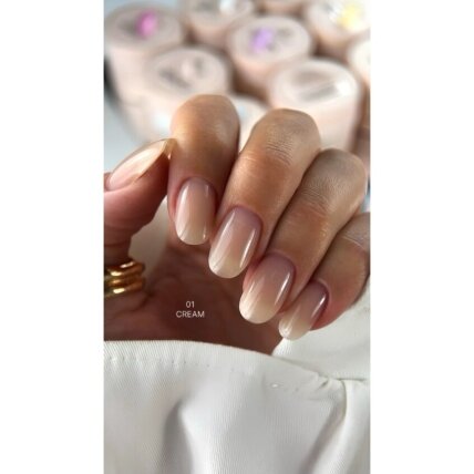 Modeliavimo gelis Exel Gel 01 Cream, 15ml 1 Modeliavimo gelis Exel Gel 01 Cream, 15ml 1