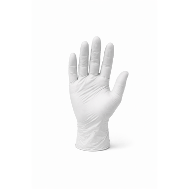 Nitrilo pirštinės BARAMEDA NITRILE WHITE, BE PUDROS, M dydis, baltos