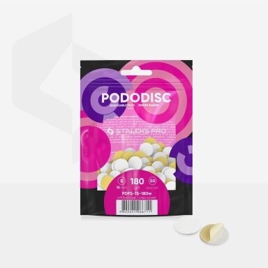 Staleks PODODISC S EXPERT papildymas 180 grit (50vnt)