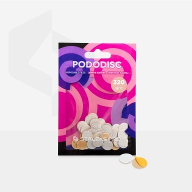 Staleks PODODISC XS EXPERT papildymas 320 grit (50vnt)