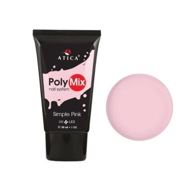 Poligelis Atica PolyMix Simple Pink, 30 ml