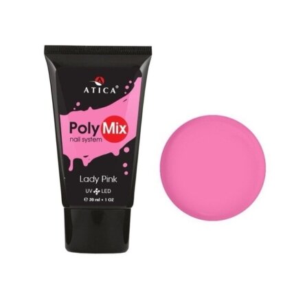 Poligelis Atica PolyMix 12 Lady Pink, 30 ml Poligelis Atica PolyMix 12 Lady Pink, 30 ml