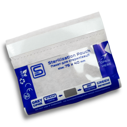 ProSteril sterilizaciniai vokai 75×40mm skaidrūs be vidinių indikatorių. (100vnt.) ProSteril sterilizaciniai vokai 75×40mm skaidrūs be vidinių indikatorių. (100vnt.)