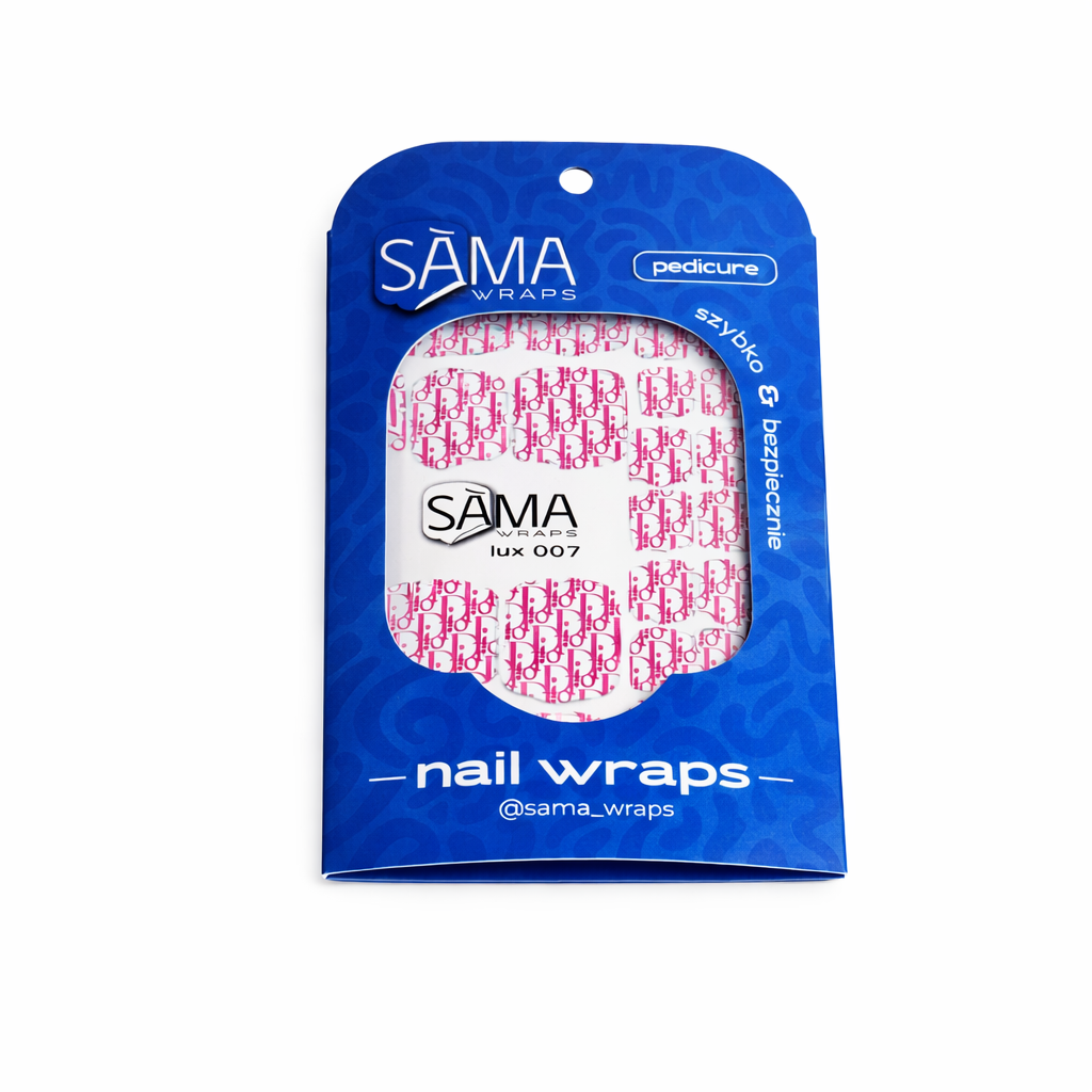 SĀMA Pedikiūro Lipdukai Nr.19 – Lengvas Nagų Dizainas