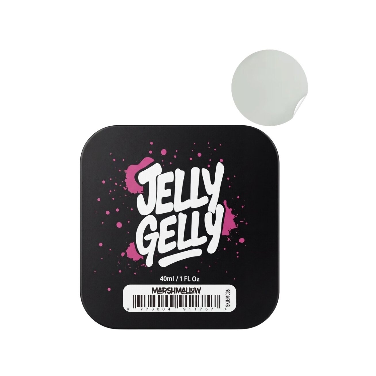Savaime išsilyginantis gelis Jelly Gelly Macarons Marshmallow 40ml