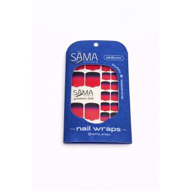 SĀMA Pedikiūro Lipdukai Nr.30 – Lengvas Nagų Dizainas