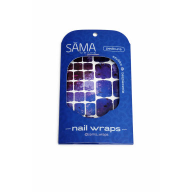 SĀMA Pedikiūro Lipdukai Nr.51 – Lengvas Nagų Dizainas