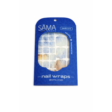 SĀMA Pedikiūro Lipdukai Nr.53 – Lengvas Nagų Dizainas