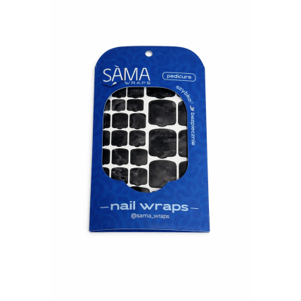 SĀMA Pedikiūro Lipdukai Nr.49 – Lengvas Nagų Dizainas SĀMA Pedikiūro Lipdukai Nr.49 – Lengvas Nagų Dizainas