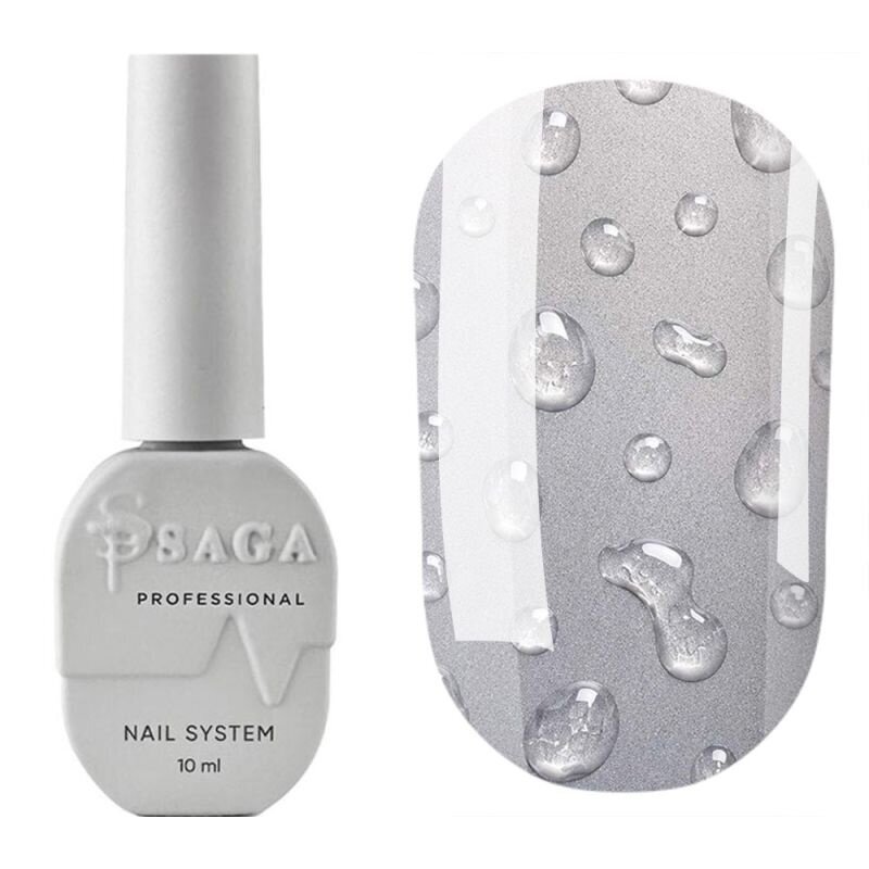 Saga Rain Effect Top 10 ml – Dekoratyvinis viršutinis sluoksnis su lietaus efektu
