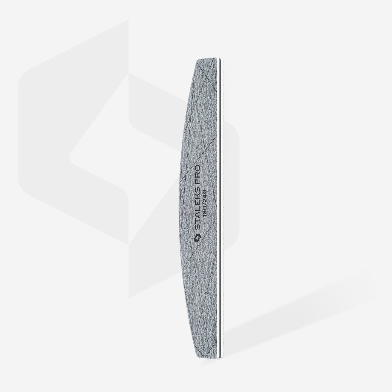 Profesionalios pusmėnulio formos nagų dildės STALEKS PRO SMART 180/240 grit, 25 vnt. Profesionalios pusmėnulio formos nagų dildės STALEKS PRO SMART 180/240 grit, 25 vnt.