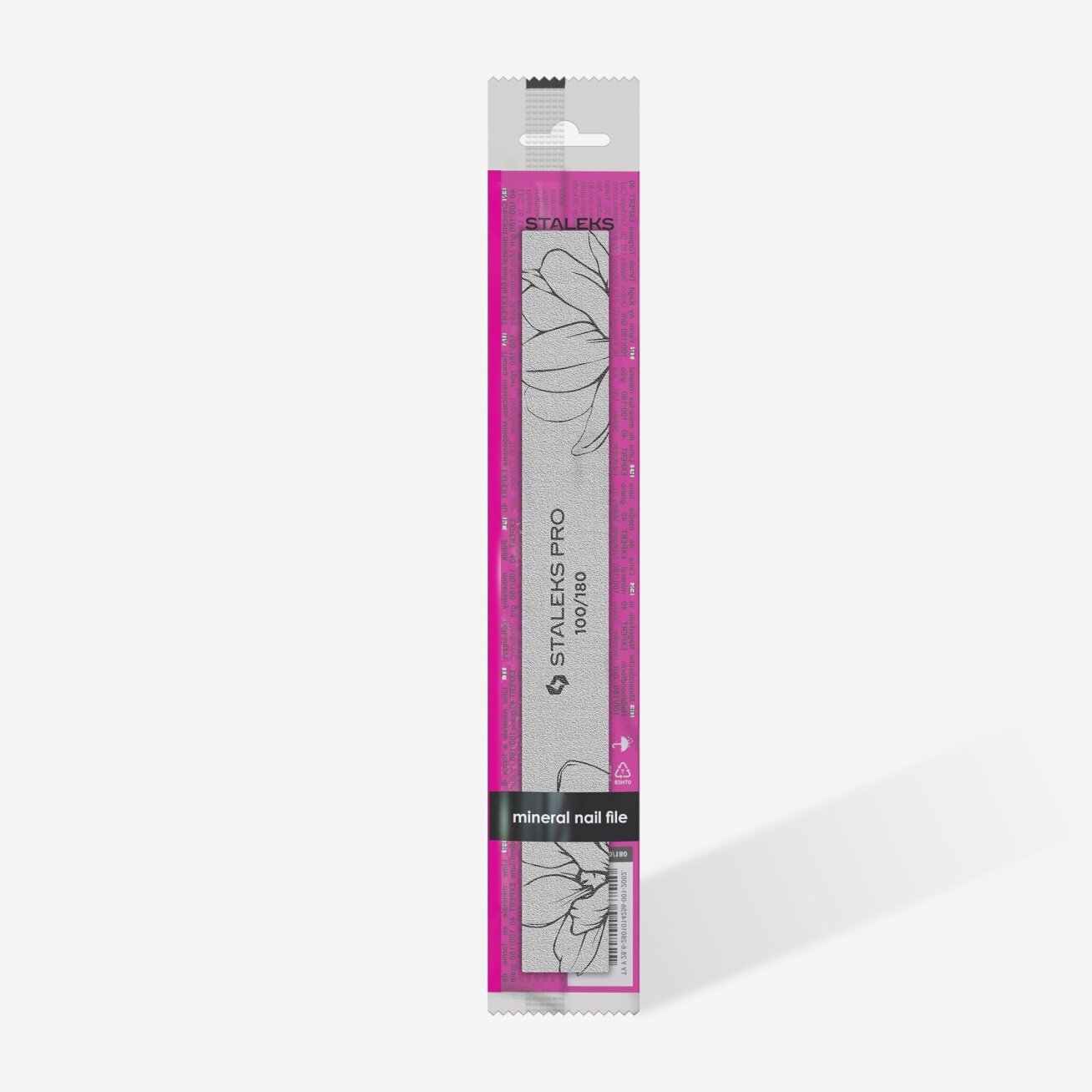Staleks mineralinė tiesi nagų dildė EXPERT 20 100/180gr. 1vnt