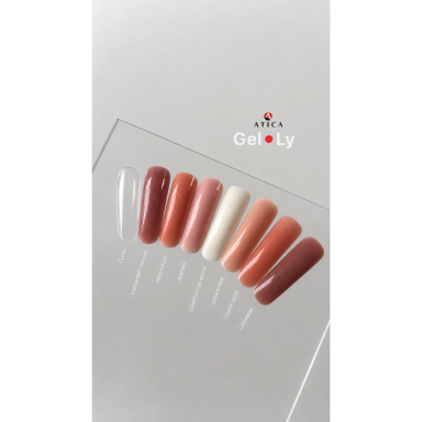 Statybinis nagų gelis Gelly 08 Clear, 30ml