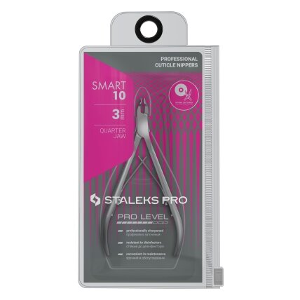 Staleks Pro Smart 10 profesionalios odelių žnyplutės, 3mm 1 Staleks Pro Smart 10 profesionalios odelių žnyplutės, 3mm 1