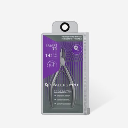 STALEKS SMART 71 Profesionalios žnyplutės įaugusiems nagams 14 mm 3 STALEKS SMART 71 Profesionalios žnyplutės įaugusiems nagams 14 mm 3