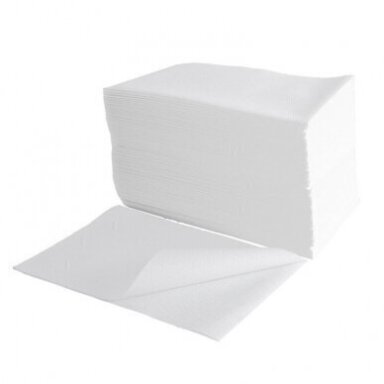 Vienkartiniai popieriniai rankšluosčiai sugeriantys drėgmę BASIC 100vnt 70x40 cm