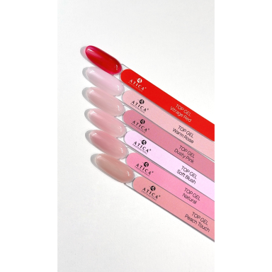 Viršutinis gelinio lakavimo sluoksnis Top Dusty Pink Coat, 15 ml Viršutinis gelinio lakavimo sluoksnis Top Dusty Pink Coat, 15 ml
