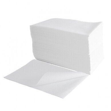 Vienkartiniai popieriniai rankšluosčiai sugeriantys drėgmę BASIC 100vnt 70x40 cm
