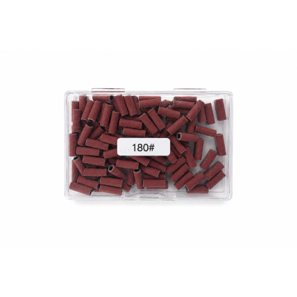 Vienkartiniai MINI būgnelio abrazyvai 180gr, 100vnt Vienkartiniai MINI būgnelio abrazyvai 180gr, 100vnt